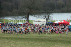 Girls under-13s, 2018 Northern Cross Country Champs., Harewood House, Leeds. Photo: David T. Hewitson/Sports for All Pics